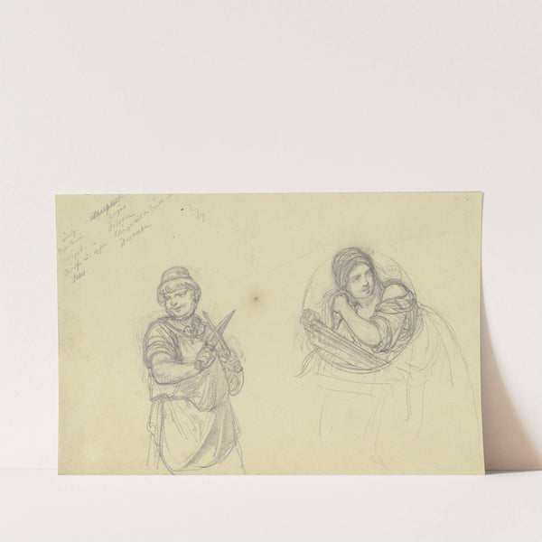 Ein Metzger und eine Wäscherin by Ferdinand Fellner