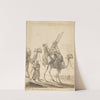 Ein mit einem Zelt beladenes Cameel (Man with a Tent-Laden Camel) by Philipp Ferdinand von Gudenus