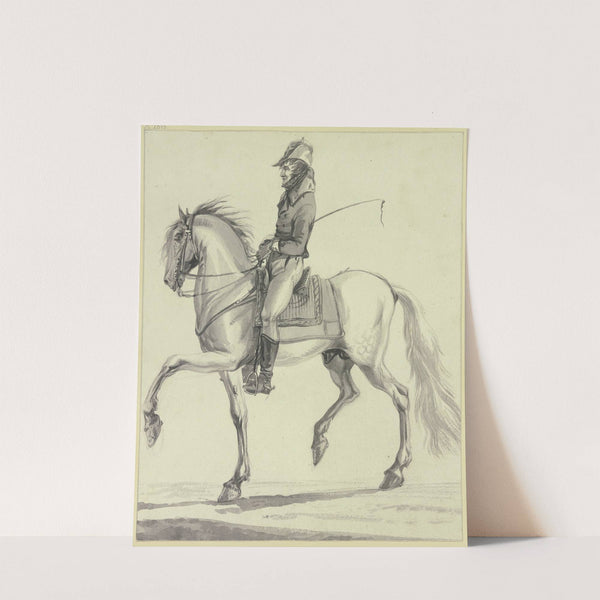 Ein Piqueur zu Pferde by Johannes Vinkeles