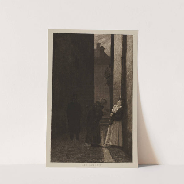 Ein Schritt (1883) by Max Klinger