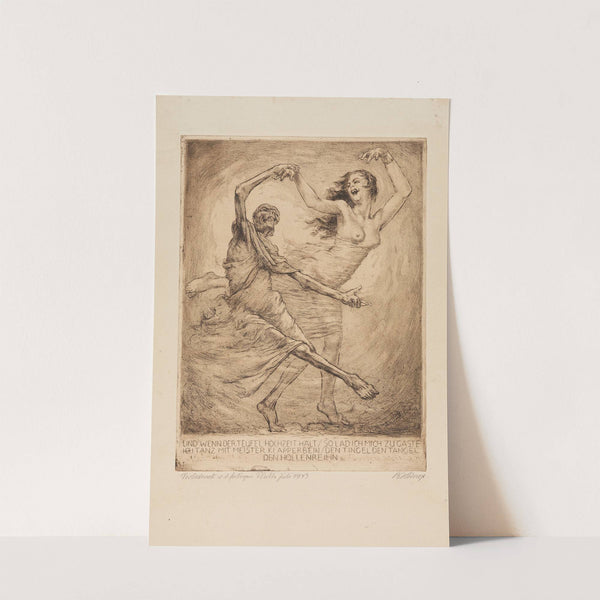 Ein Totentanz. Zwölf Stichradierungen und Sinnsprüche (1939-1943) by Bruno Héroux