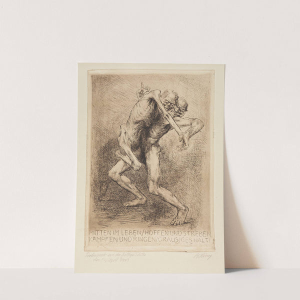 Ein Totentanz. Zwölf Stichradierungen und Sinnsprüche (1939-1943) by Bruno Héroux