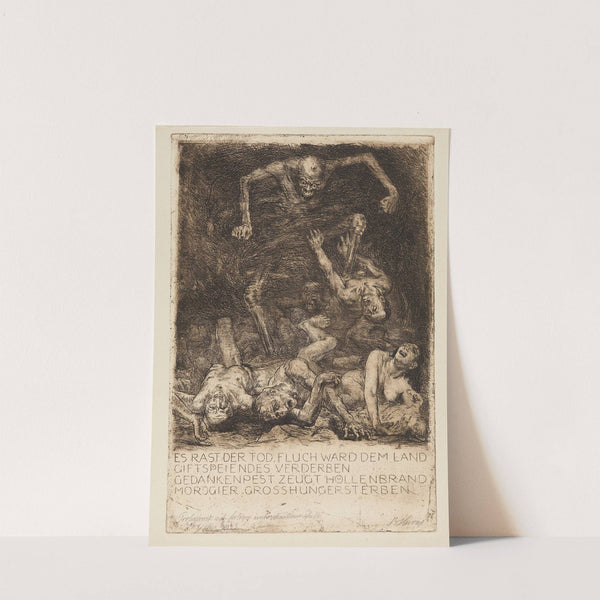 Ein Totentanz. Zwölf Stichradierungen und Sinnsprüche (1939-1943) by Bruno Héroux