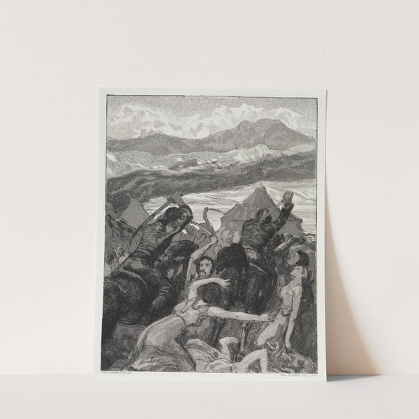 Einbruch (Zelt, Opus XIV, 1. Teil, Nr. 14) (1915) by Max Klinger