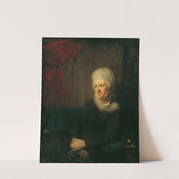 Eine alte Dame (Frau von Weinbrenner) by Josef Grassi