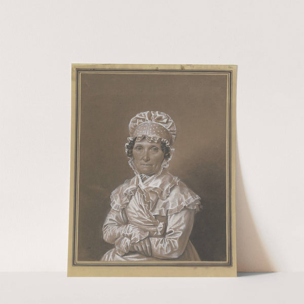 Eine Dame mit Spitzenhäubchen by Franz Krüger