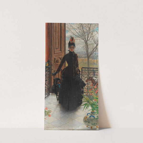 Eine elegante Dame by Vittorio Matteo Corcos