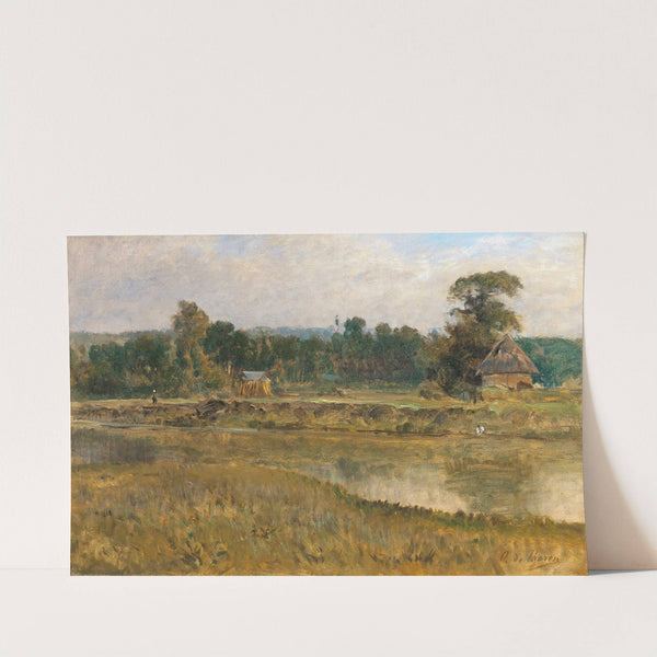 Eine Flusslandschaft by Otto von Thoren