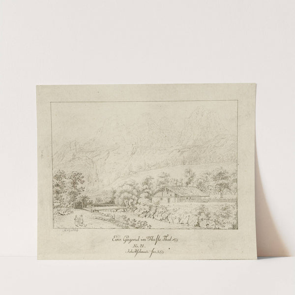 Eine Gegend im Hasle Thal No. 21 (1780 - 1790) by Johann Jakob Aschmann