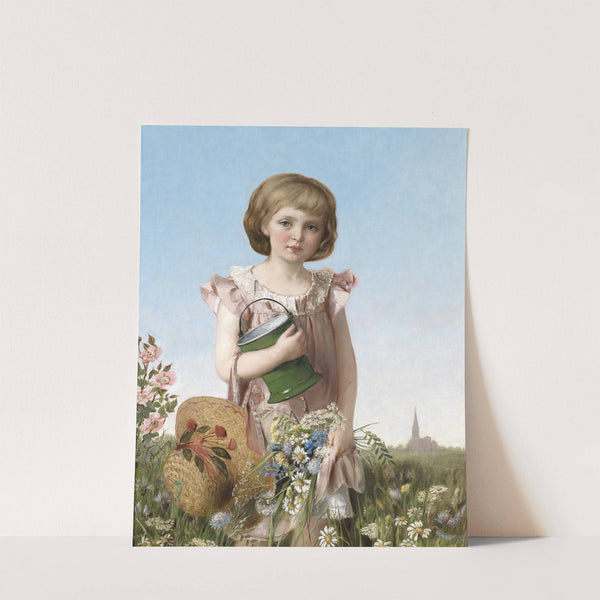 Eine kleine Gärtnerin by Antonie Boubong