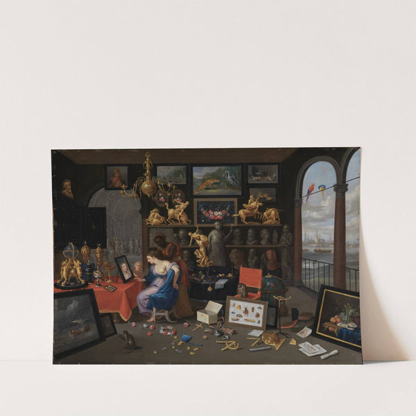 Eine Kunstkammer mit Venus bei der Toilette (1659) by Jan Van Kessel The Elder