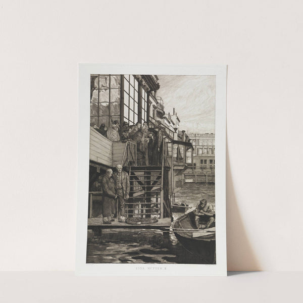 Eine Mutter II (Dramen, Opus IX, Blatt 4) (1883) by Max Klinger