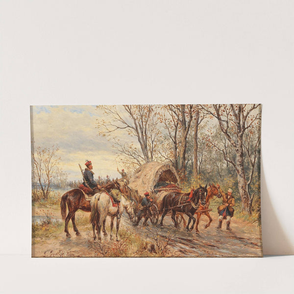 Eine Truppenverlegung by Ludwig Gedlek