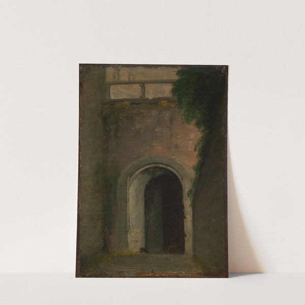 Eingang in die Kasematten des Heidelberger Schloss by Georg Philipp Schmitt