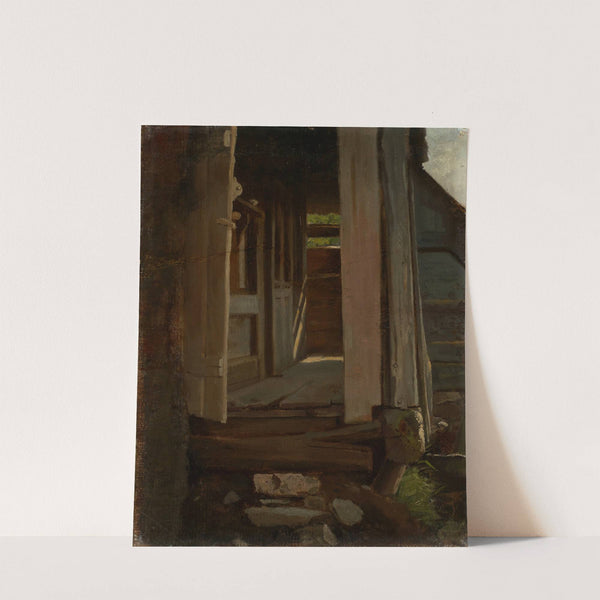 Eingang in ein Schwarzwaldhaus (1862) by Hans Thoma