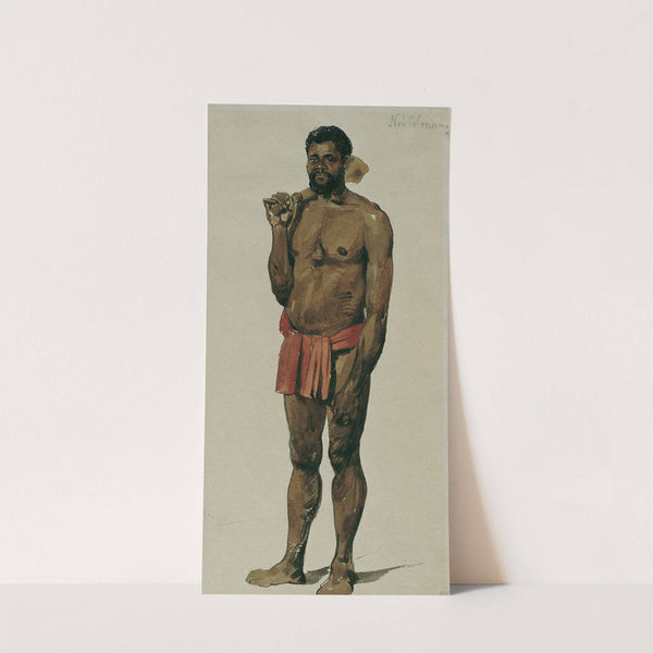 Eingeborener von Neukaledonien by Joseph Selleny