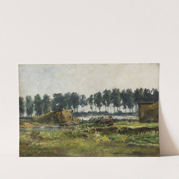 Eingestürzte Brücke (1916) by Richard Benno Adam