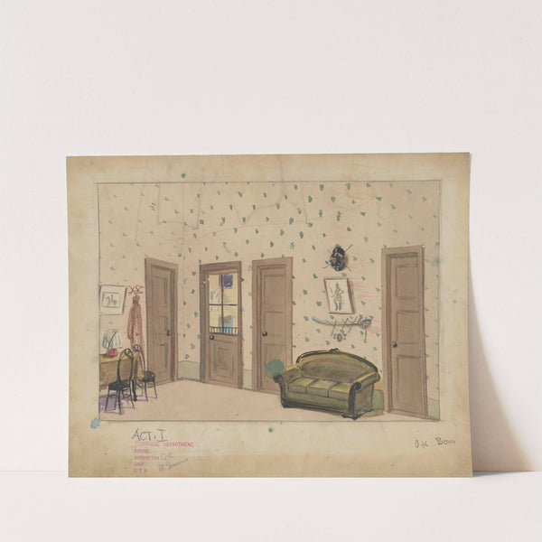 Einmal Mensch: Sketch no. 1, Act I (Domestic Interior) (1934-1943) by Manuel Essman