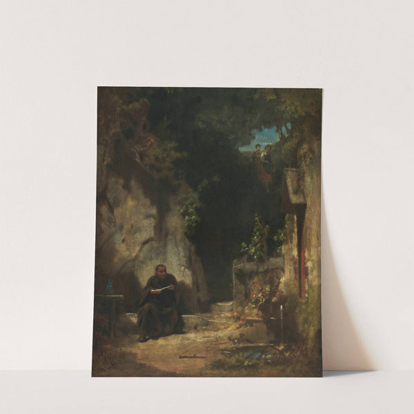 Einsiedler mit Mädchen (1870) by Carl Spitzweg