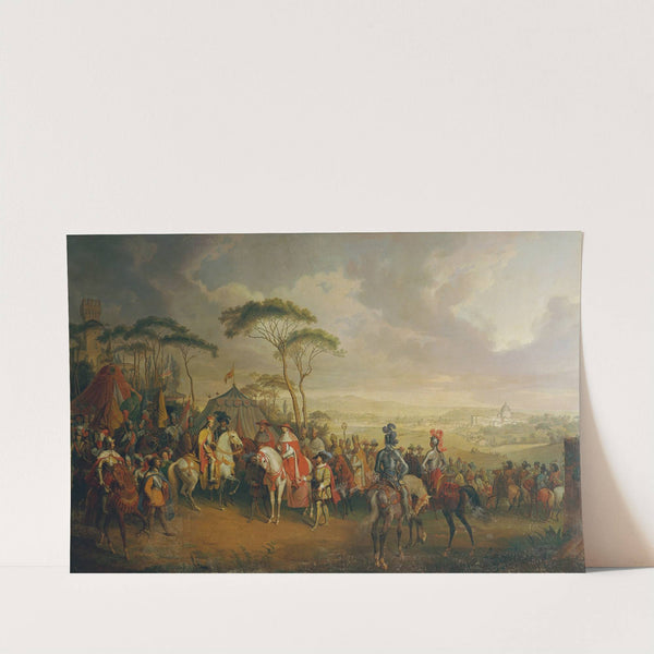 Einzug Kaiser Friedrichs III. in Rom by Johann Nepomuk Höchle