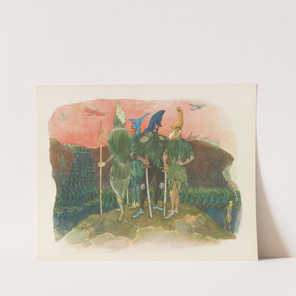 Eisenhüte, Rittersporn Und Germer by Ernst Kreidolf