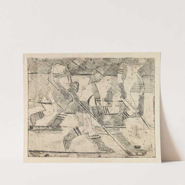 Eishockeyspieler (1935) by Ernst Ludwig Kirchner