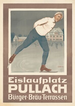 Eislaufplatz Pullach. Bürgerbräu-Terrassen (1908)