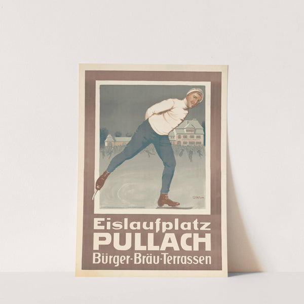 Eislaufplatz Pullach. Bürgerbräu-Terrassen (1908) by Otto Wium