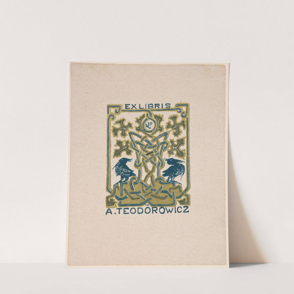 Ekslibris Augusta Teodorowicza (1903) by Tadeusz Rychter