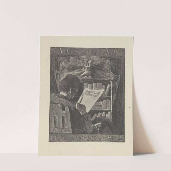 Ekslibris Michała Tarasiewicza (1871-1923) mały (1903) by Tadeusz Rychter