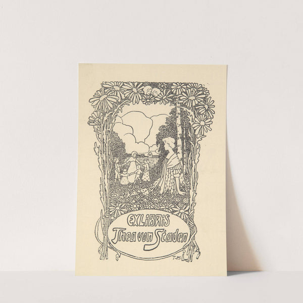 Ekslibris Thea von Staden (1907) by Theodor Herrmann