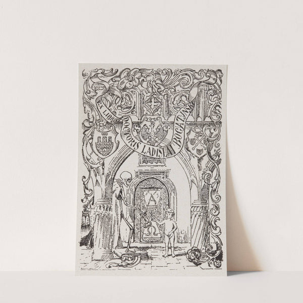 Ekslibris Władysława Bogatyńskiego (1884–1971) (1932) by Franciszek Turek