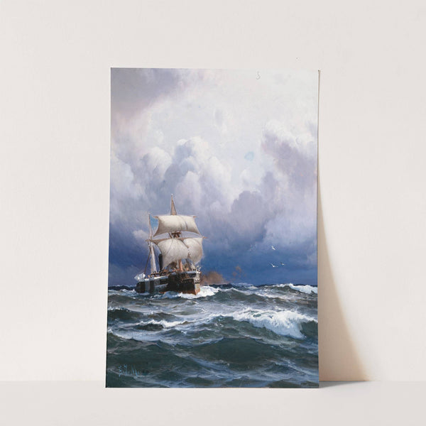 El Almirante Brown llegando a puerto by Eduardo de Martino