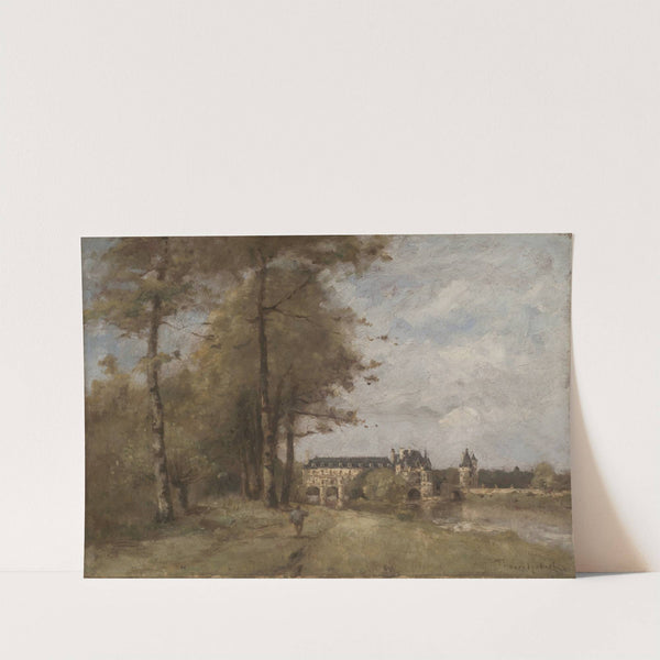 El castillo de Chenonceaux by Paul Désiré Trouillebert