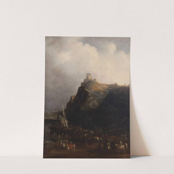 El Castillo de Gaucin by Genaro Pérez Villaamil