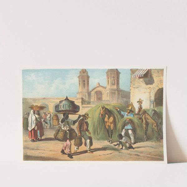 El pandero y el malojero (1855) by Pierre Toussaint Frédéric Mialhe