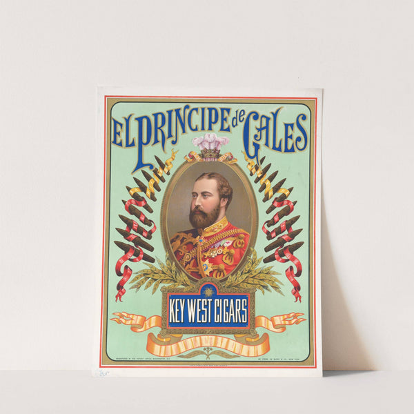 El principe de cales, Key West cigars (1871) by Chas E. Wemple