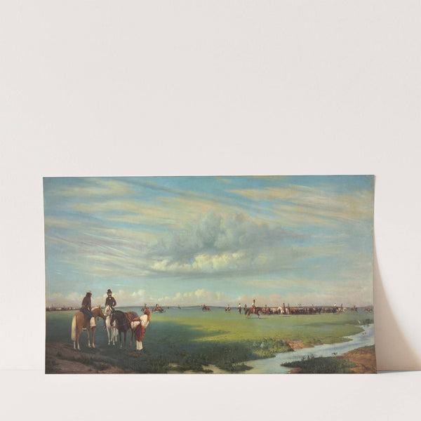 El rodeo (1861) by Prilidiano Pueyrredòn