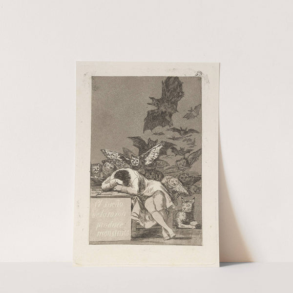 El sueño de la razon produce monstruos. (The sleep of reason produces monsters.) (1796-1797) by Francisco de Goya