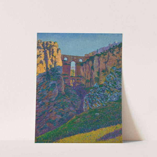 El tajo de Ronda (The puente nuevo, Ronda) by Darío de Regoyos