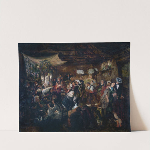 El velatorio del angelito, costumbre popular chilena by Ernest Charton