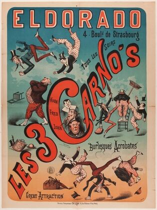 Eldorado 4. Bould. De Strasbourg Tous Les Soirs Les 3 Carno’s (1882-1888)