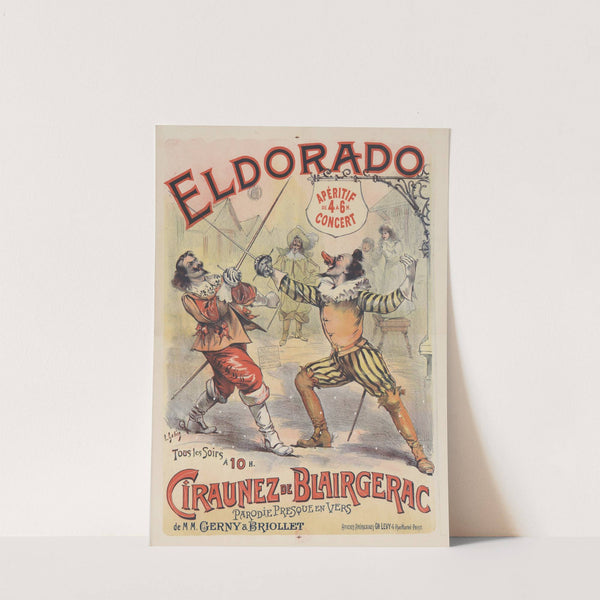 Eldorado. Tous les soirs, Ciraunez de Blairgerac parodie presque en vers de M.M. Gerny & Briollet (1895) by Louis Galice
