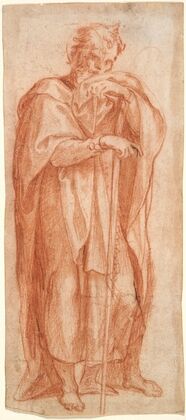 Eleazar, study for a fresco in the Sixtine Chapel, Santa Maria Maggiore, Rome