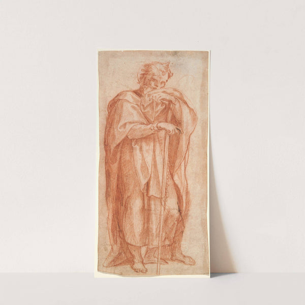 Eleazar, study for a fresco in the Sixtine Chapel, Santa Maria Maggiore, Rome by Cesare Nebbia