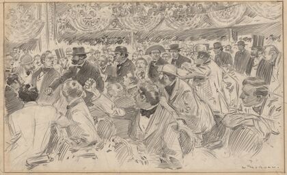 Election Convention, for illustration in Century magazine — size preview