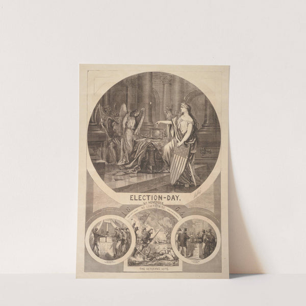 Election day — 8th November 1864 (1864) by Thomas Nast