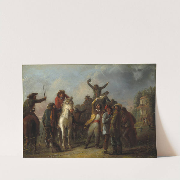 Election Scene, Catonsville,Baltimore County (c. 1860) by Alfred Jacob Miller