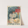 Electricine. Eclairage de luxe (1895) by Lucien Baylac