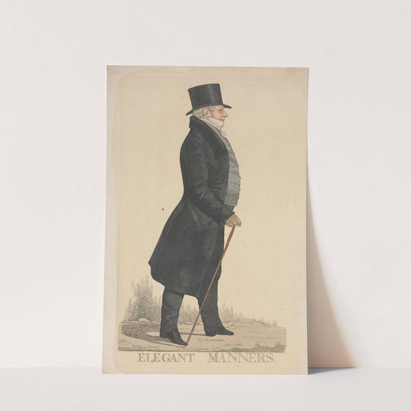 Elegant Manners. (1821) by Richard Dighton